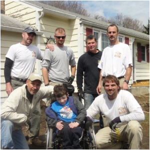 The DBS team at an accessibility remodel site