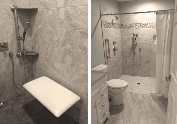Aging in Place - Example of a Shower Stall